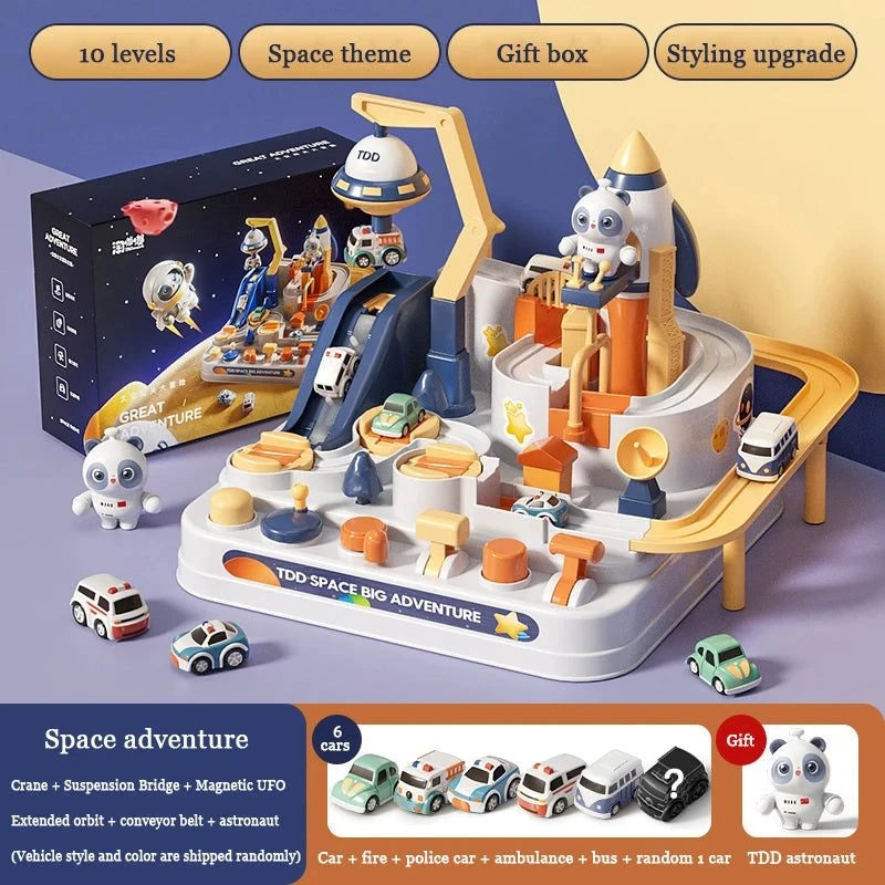 Shop All I Want 6 cars Shop All I Want Space Adventure Track Car Toy 🚀🚂