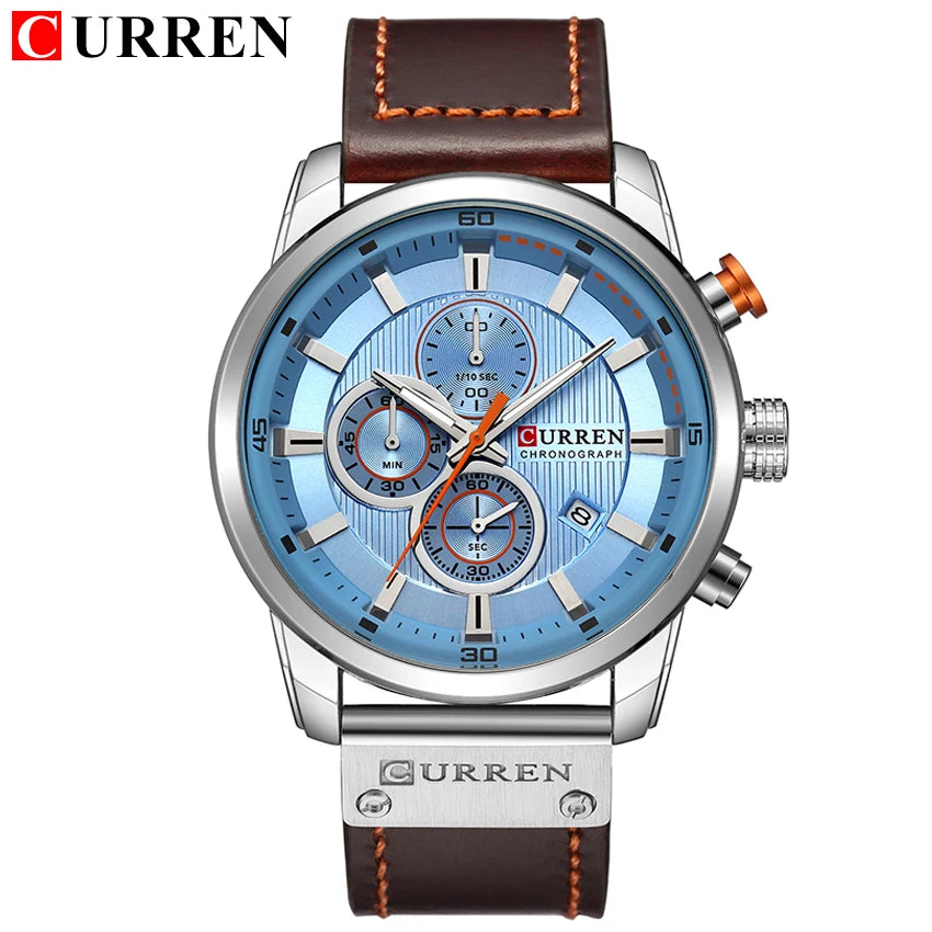 Fashion Date Quartz Watch | Luxury Chronograph for Men ⌚