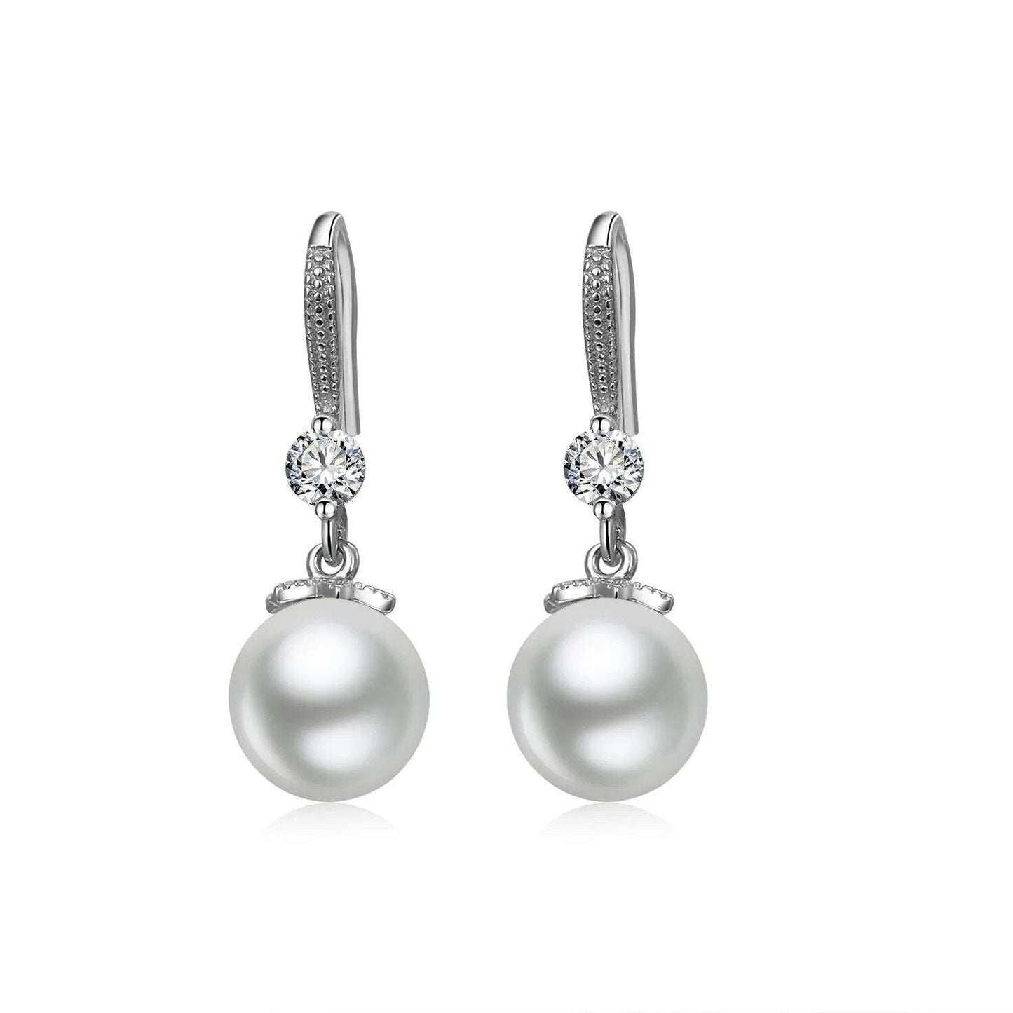 Shop All I Want SHOP ALL I WANT Elegant Dazzling Pearl Earrings