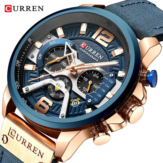 Casual Sport Watch | Luxury Military Chronograph for Men ⌚