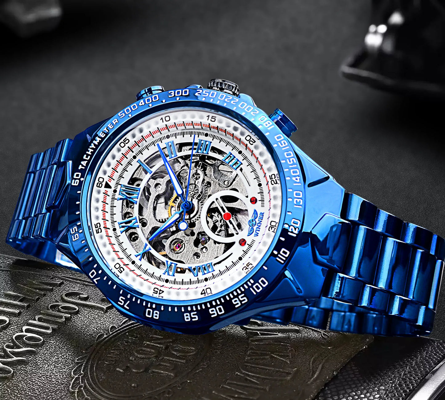 Winner Mechanical Sport Watch: Luxury Automatic Skeleton Design! ⌚🏆