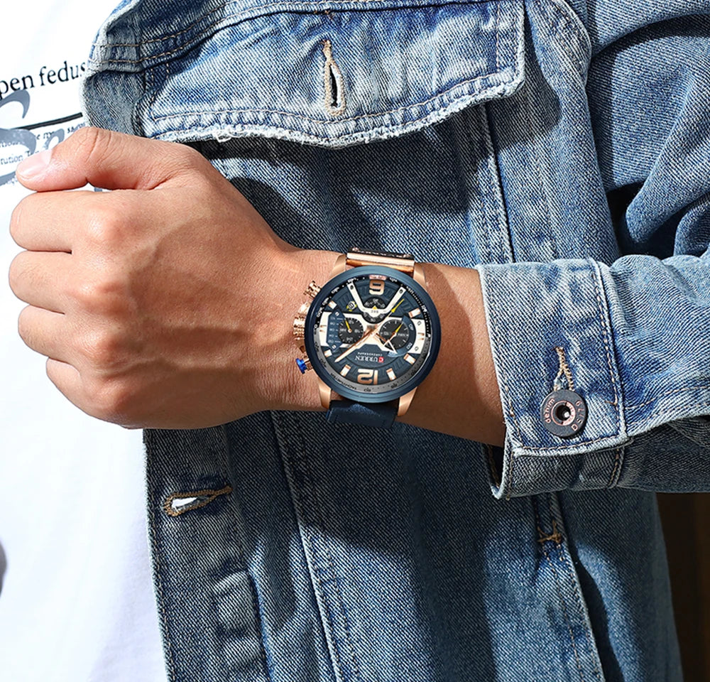 Casual Sport Watch | Luxury Military Chronograph for Men ⌚