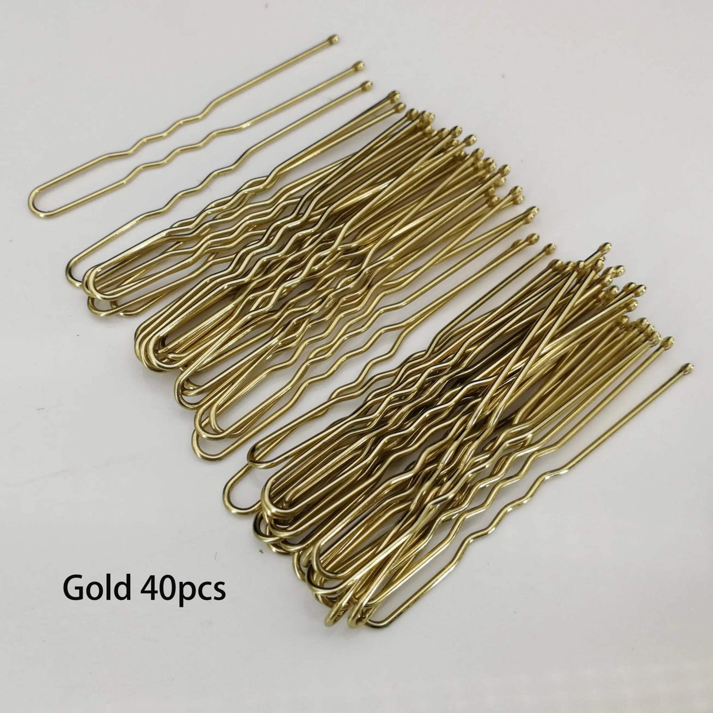 Shop All I Want 40pcs set3 gold SHOP ALL I WANT Women U-shaped Hairpins