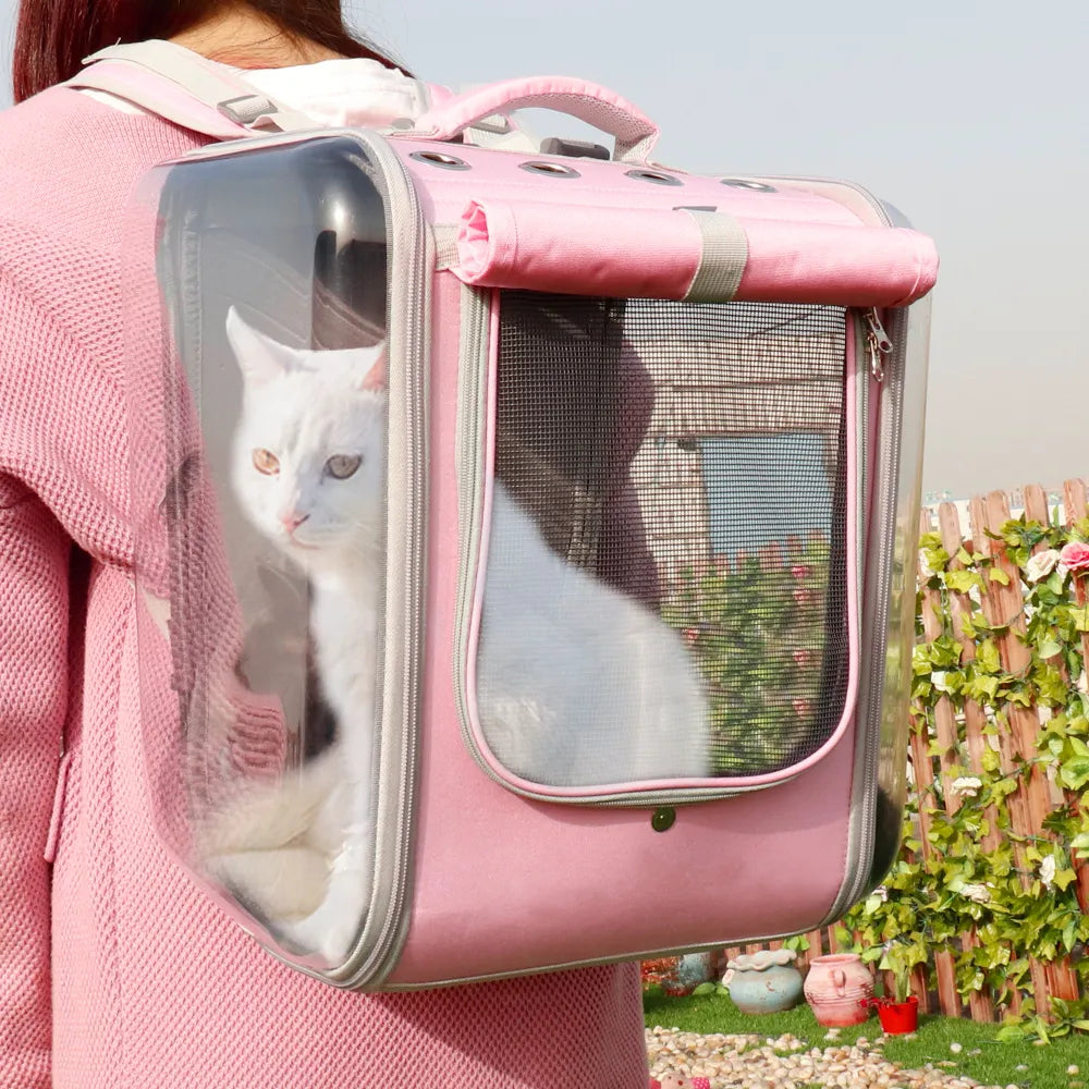 Shop All I Want SHOP ALL I WANT Breathable Dog or Cat Backpack