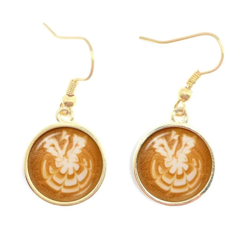 Shop All I Want 20 SHOP ALL I WANT Coffee Latte Earrings ☕