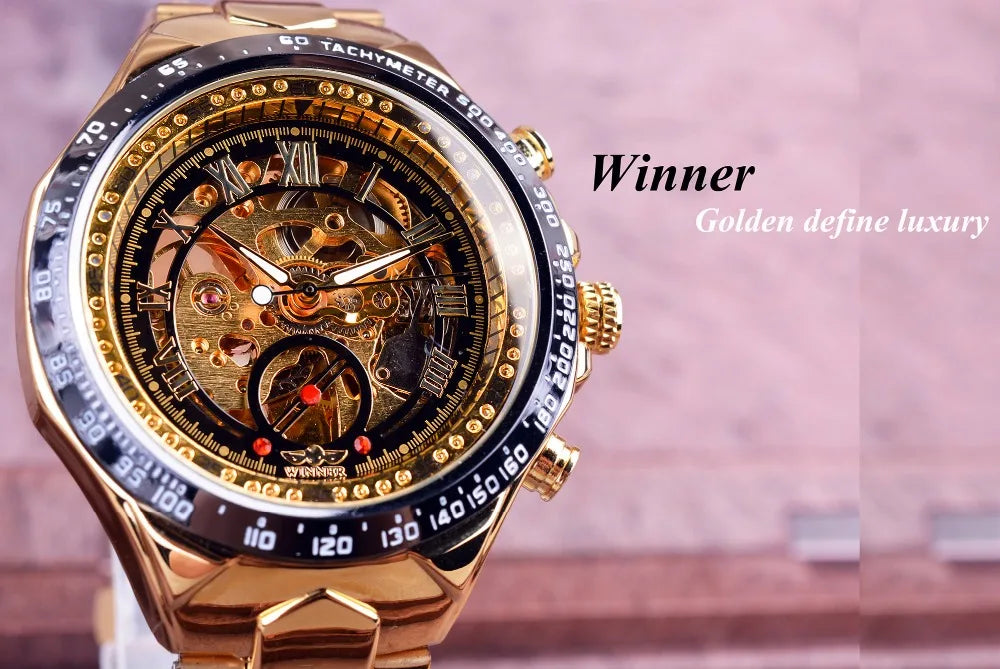 Winner Mechanical Sport Watch: Luxury Automatic Skeleton Design! ⌚🏆