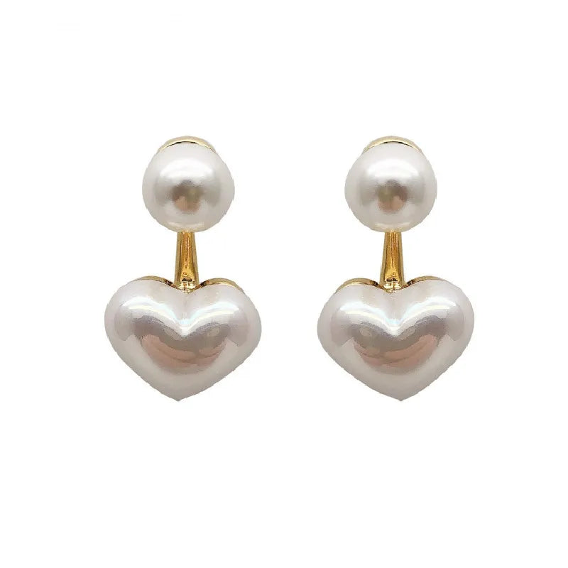 Shop All I Want SHOP ALL I WANT Heart Pearl Drop Earrings 💖✨