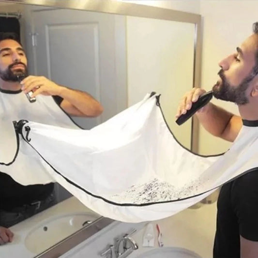 Male Shaving Apron – Beard Catcher Cape for Easy Clean-Up, Perfect Grooming Gift for Men 🧔✂️