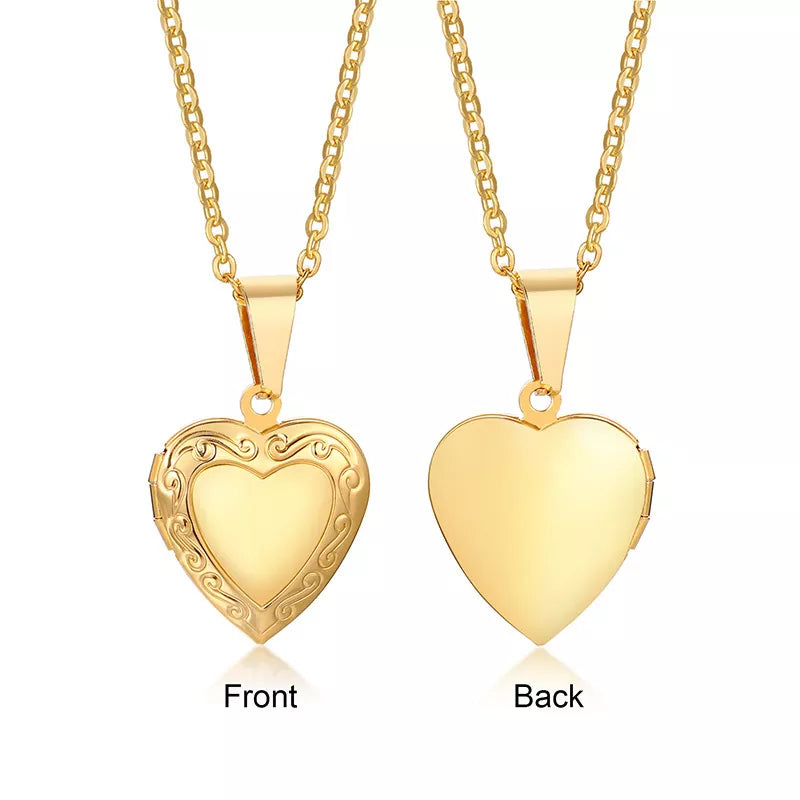 Shop All I Want PN-1364G SHOP ALL I WANT Heart Locket Pendant 💖📸 #FamilyLoveNecklace