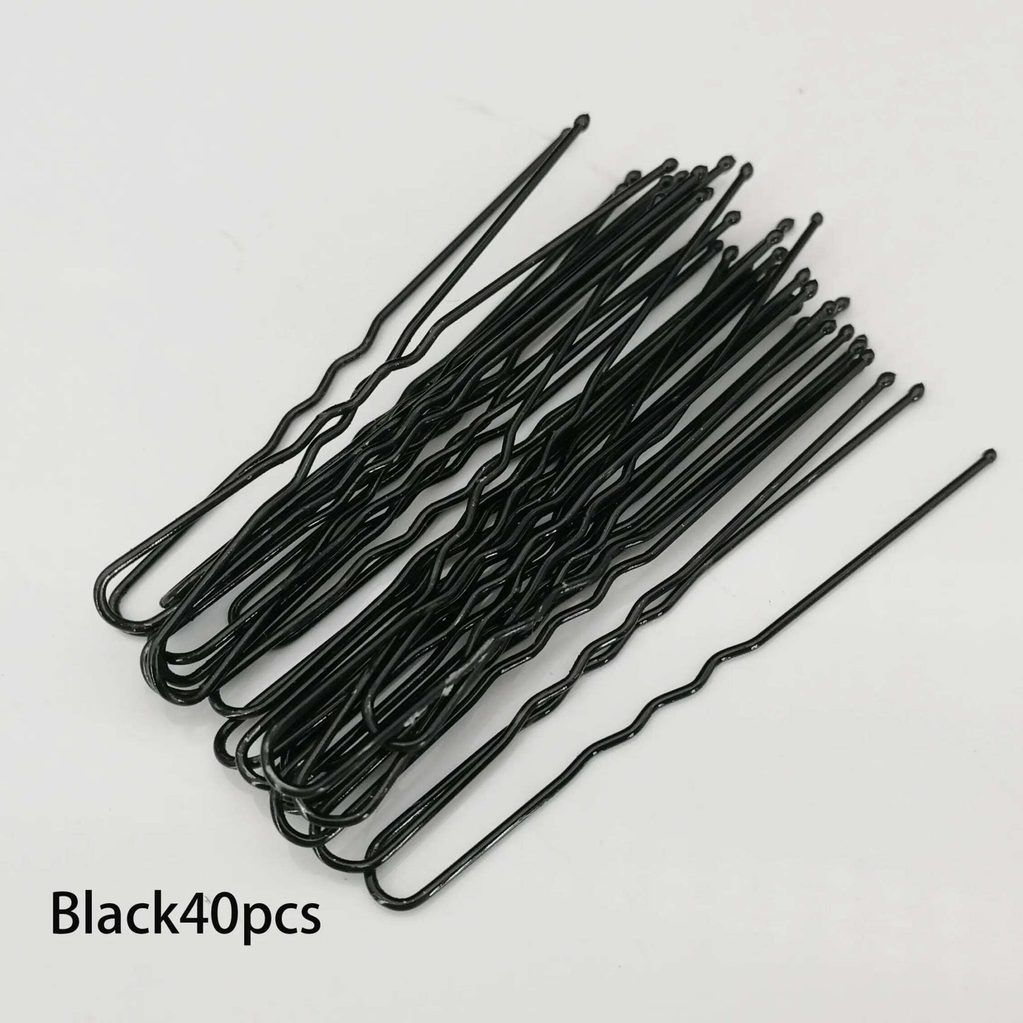 Shop All I Want 40pcs set black SHOP ALL I WANT Women U-shaped Hairpins