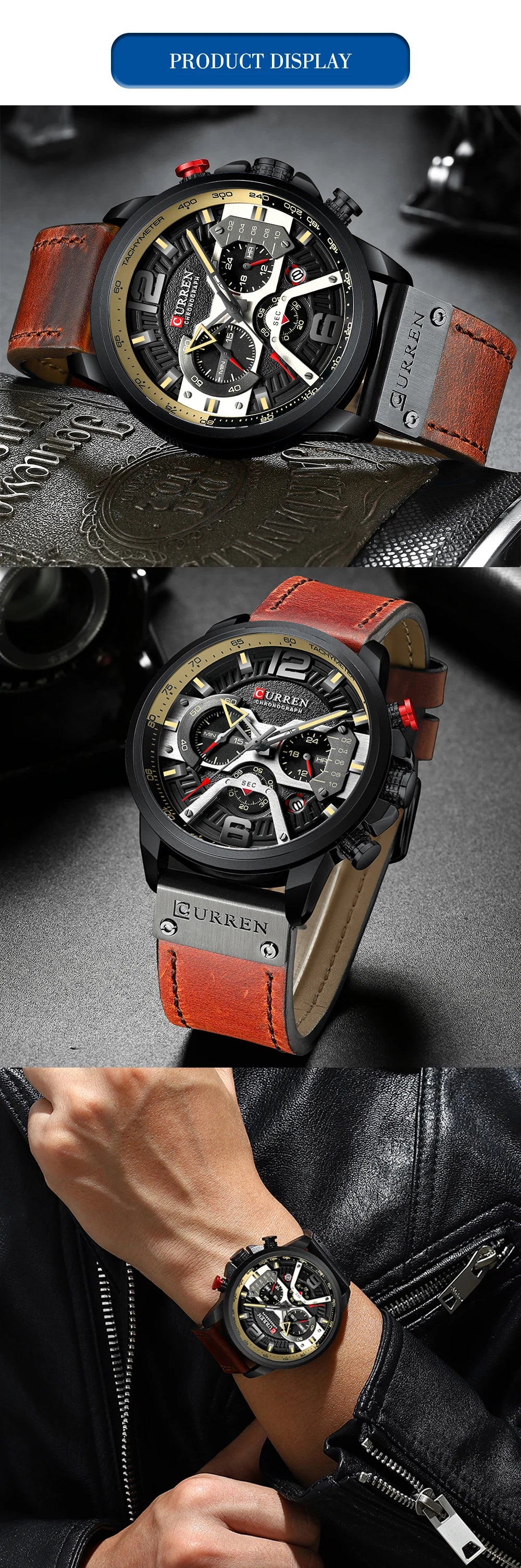 Casual Sport Watch | Luxury Military Chronograph for Men ⌚