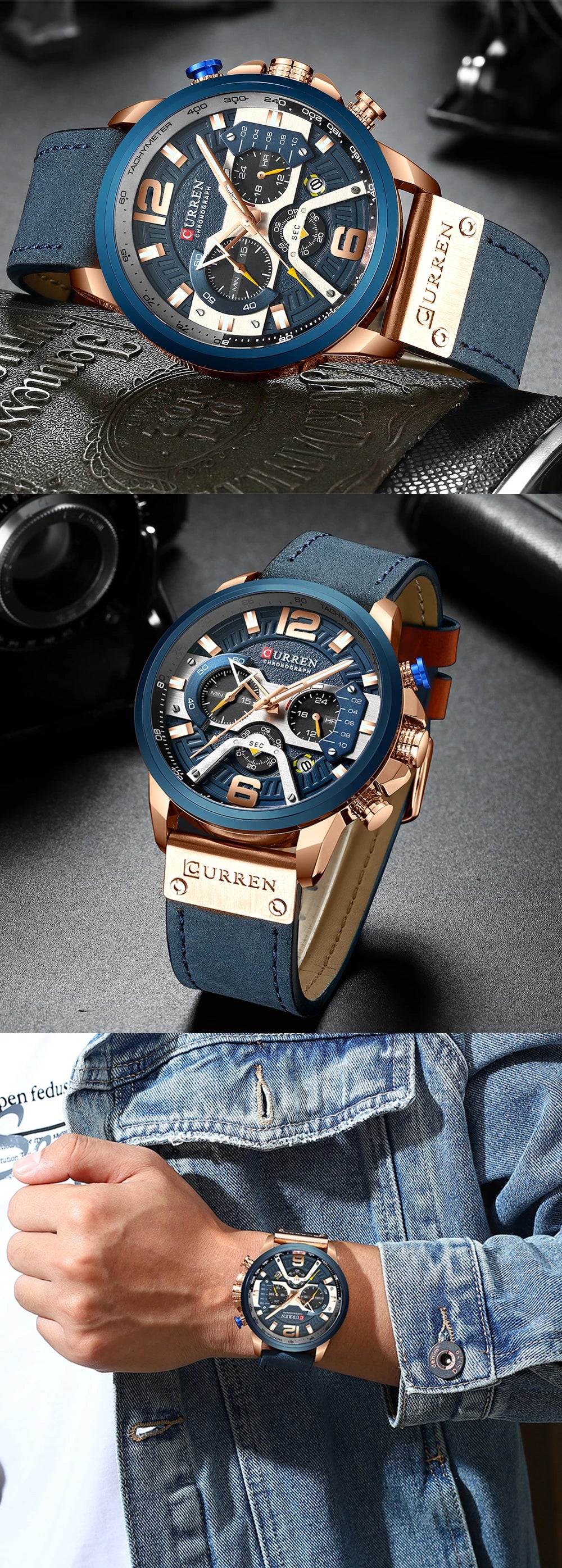 Casual Sport Watch | Luxury Military Chronograph for Men ⌚