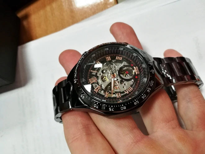 Winner Mechanical Sport Watch: Luxury Automatic Skeleton Design! ⌚🏆