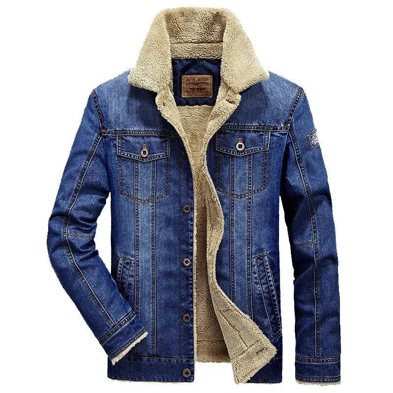 Shop All I Want SHOP ALL I WANT Denim Winter Jackets for Men