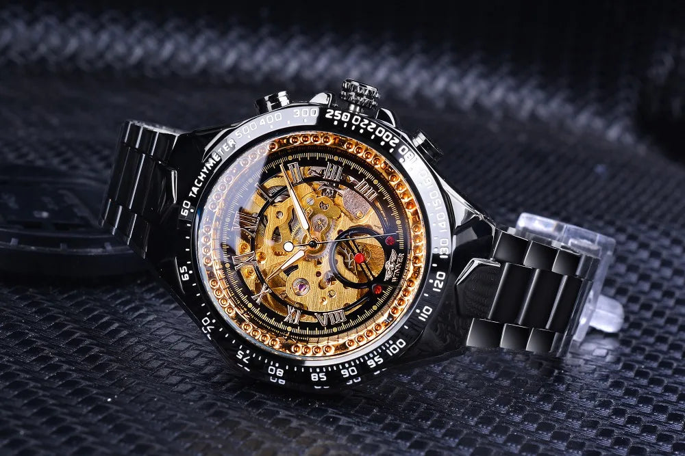 Winner Mechanical Sport Watch: Luxury Automatic Skeleton Design! ⌚🏆