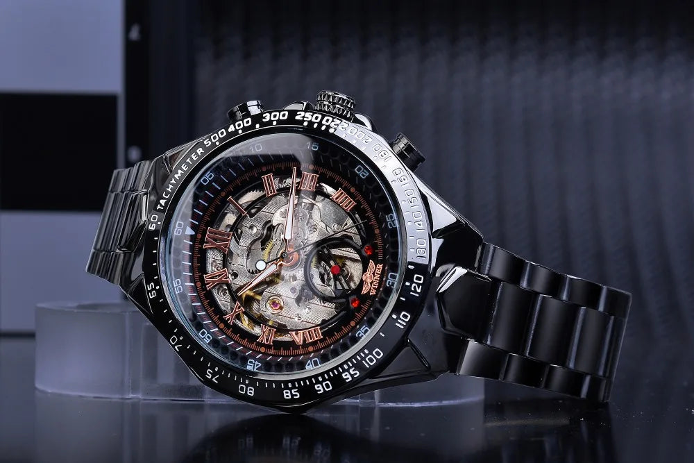 Winner Mechanical Sport Watch: Luxury Automatic Skeleton Design! ⌚🏆