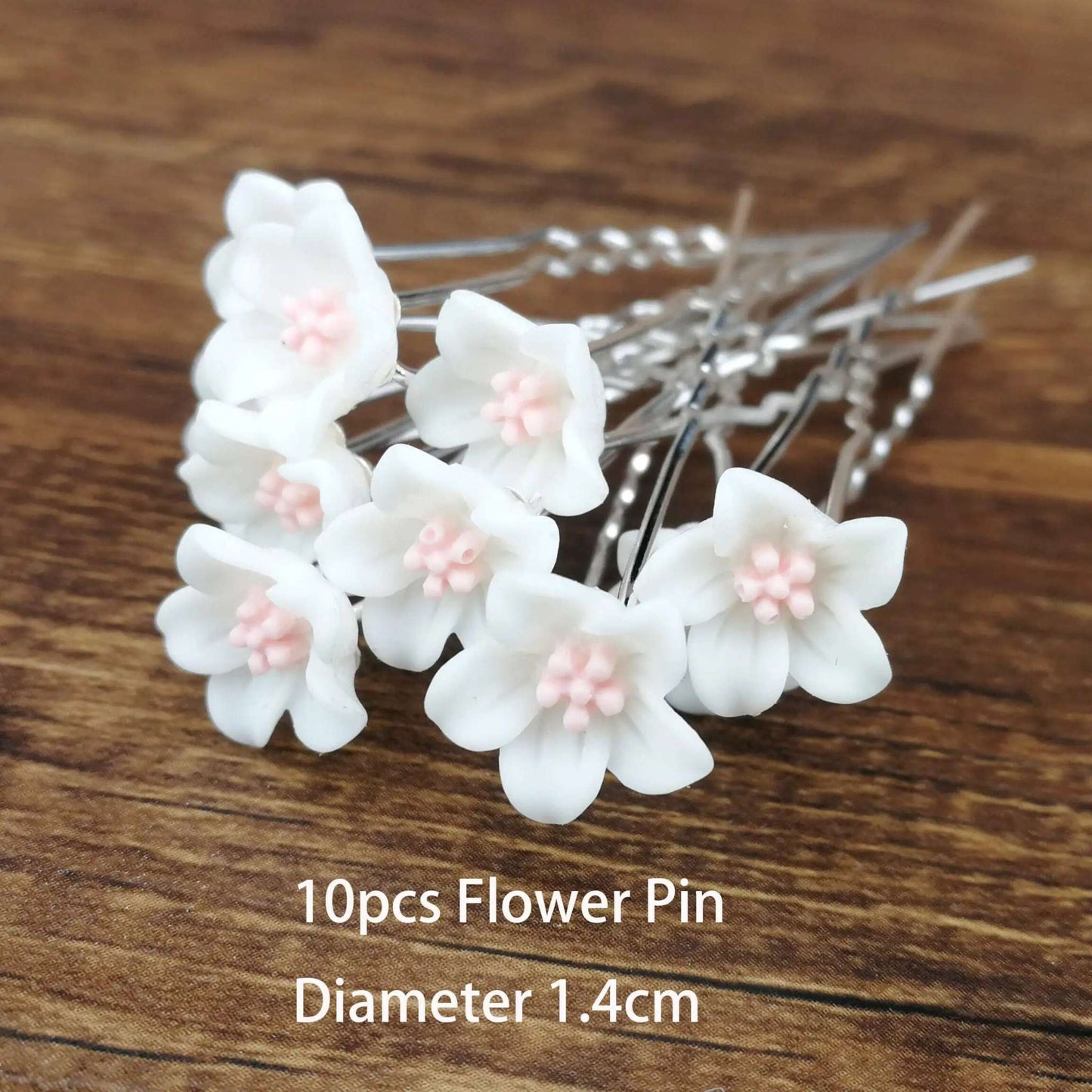 Shop All I Want Flower 10pcs-1 SHOP ALL I WANT Women U-shaped Hairpins