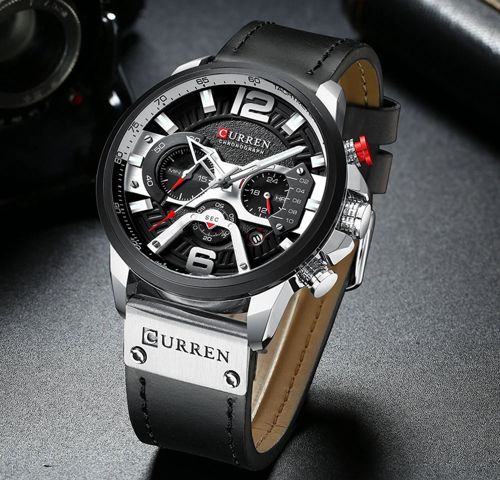 Casual Sport Watch | Luxury Military Chronograph for Men ⌚