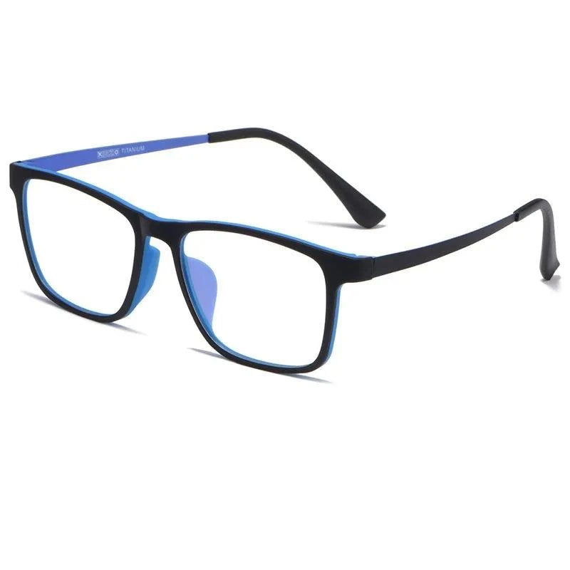 Shop All I Want Black Cyan Shop All I Want Ultra-Light Titanium Eyeglasses Frame 🕶️