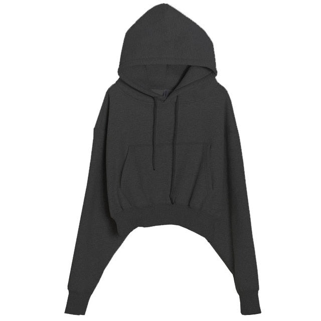 Shop All I Want Black Top / S SHOP ALL I WANT Hoodies Suit Casual Tracksuit