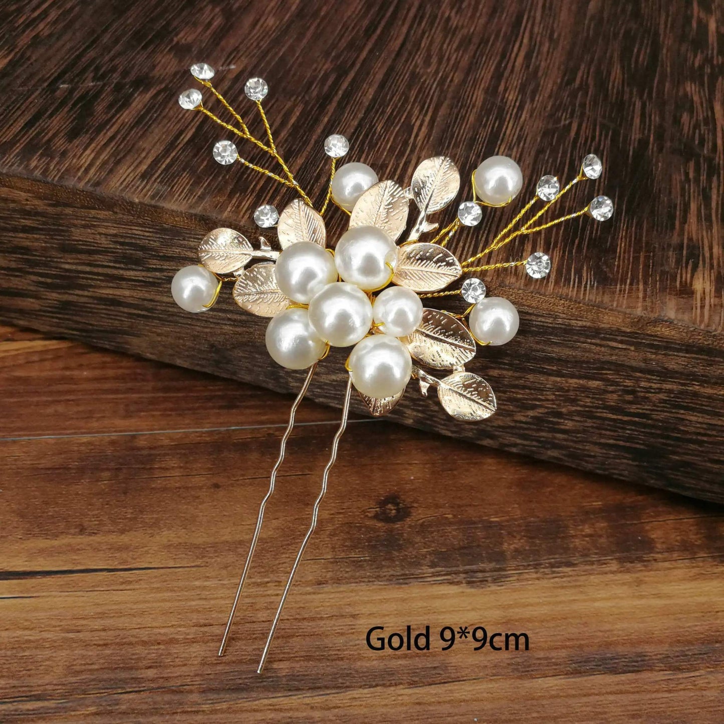 Shop All I Want Gold leaf 1pc 1 SHOP ALL I WANT Women U-shaped Hairpins