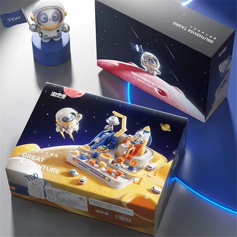 Shop All I Want Shop All I Want Space Adventure Track Car Toy 🚀🚂