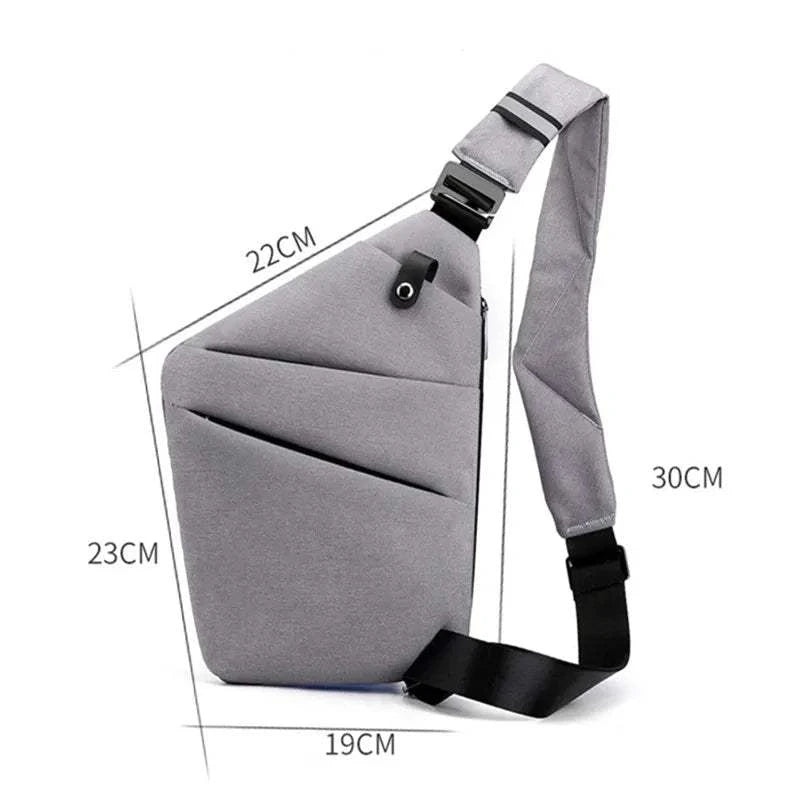 Shop All I Want SHOP ALL I WANT Ultra-Thin Anti-Theft Chest Bag for Men 🎒🚶