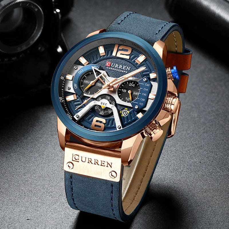 Casual Sport Watch | Luxury Military Chronograph for Men ⌚