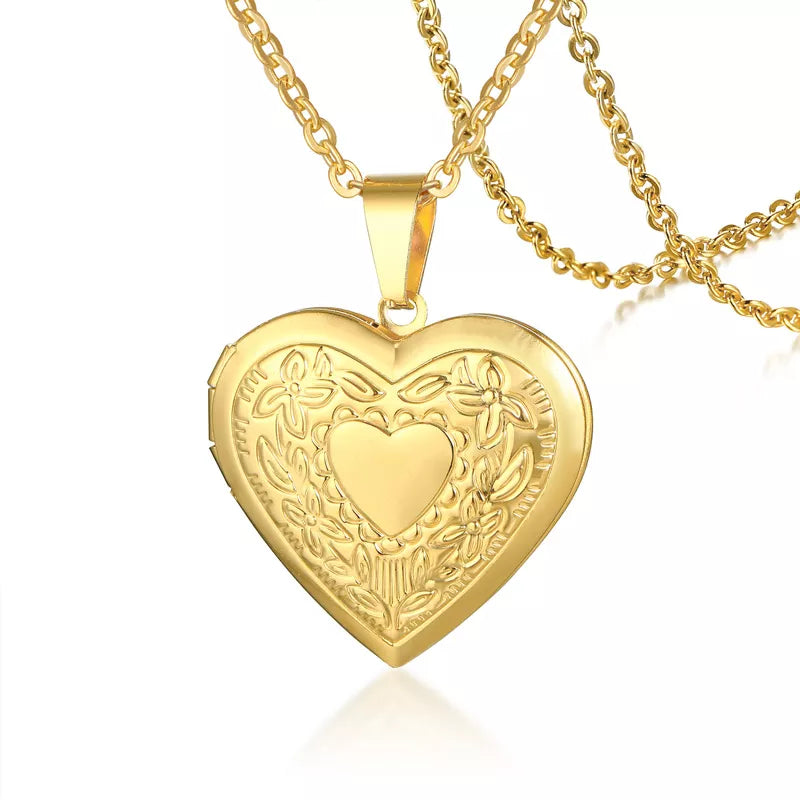 Shop All I Want PN-1192G SHOP ALL I WANT Heart Locket Pendant 💖📸 #FamilyLoveNecklace