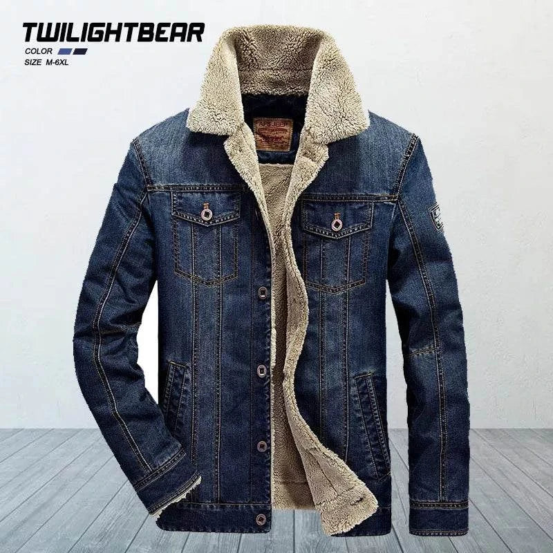 Shop All I Want SHOP ALL I WANT Denim Winter Jackets for Men