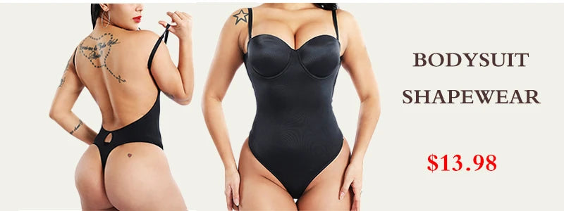 Tummy Control Jumpsuit – Light Control Open Crotch Shapewear Bodysuit 🌟✨