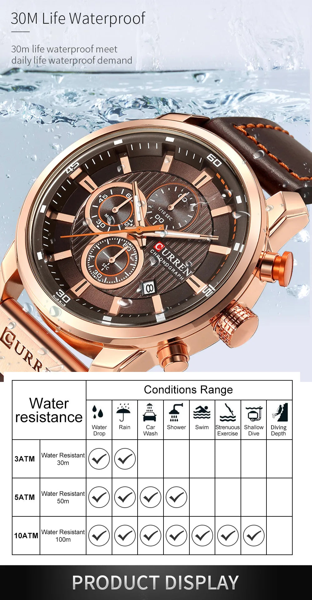 Fashion Date Quartz Watch | Luxury Chronograph for Men ⌚