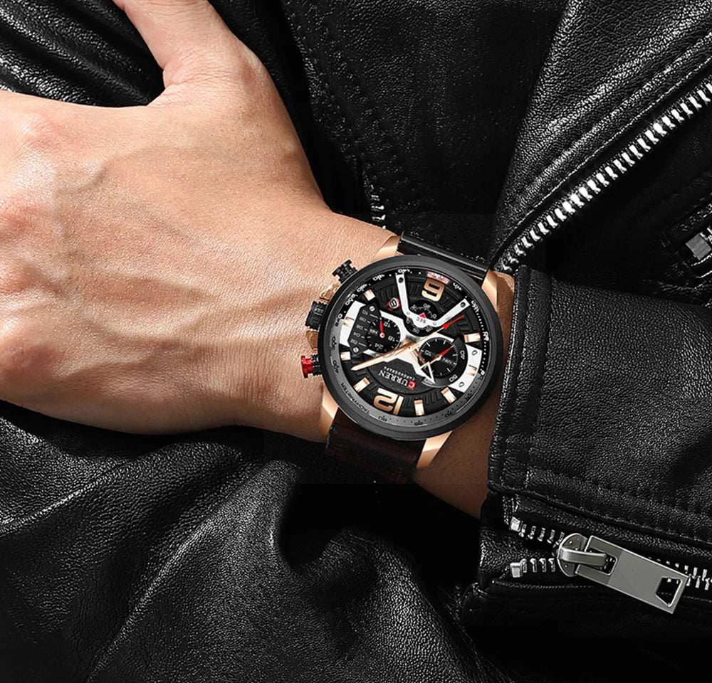 Casual Sport Watch | Luxury Military Chronograph for Men ⌚