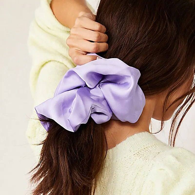 Shop All I Want Lavender / One Size SHOP ALL I WANT Oversized Satin Scrunchies 🎀💁