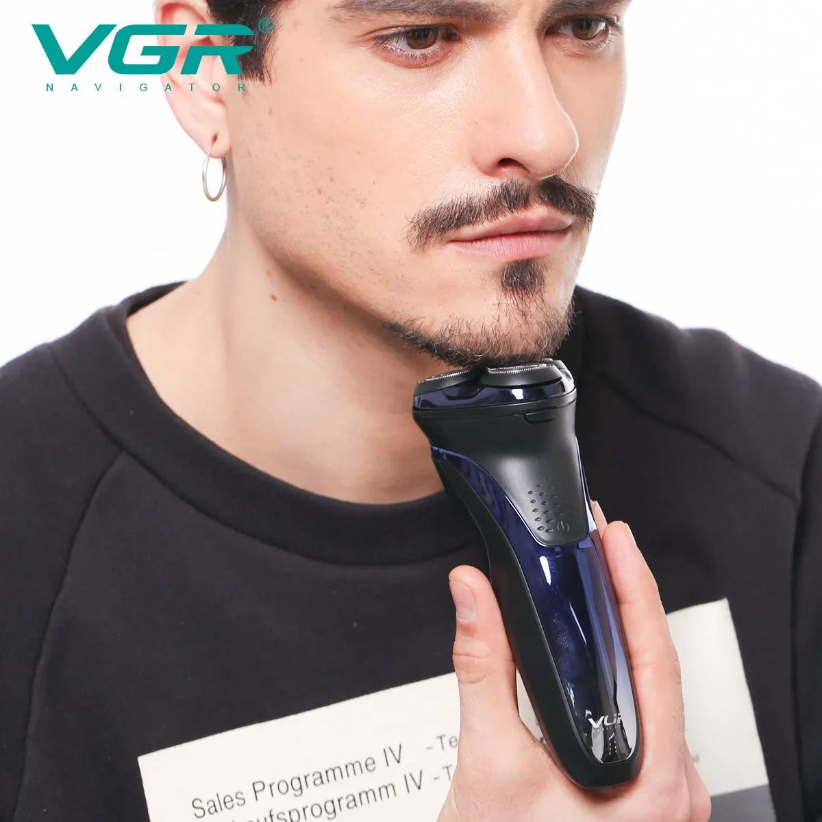 VGR Electric Shaver: Professional Waterproof Beard Trimmer! ⚡✂️