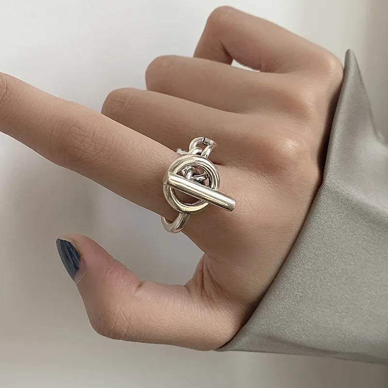 Shop All I Want BTSP1256 / Resizable SHOP ALL I WANT Sterling Silver Ring