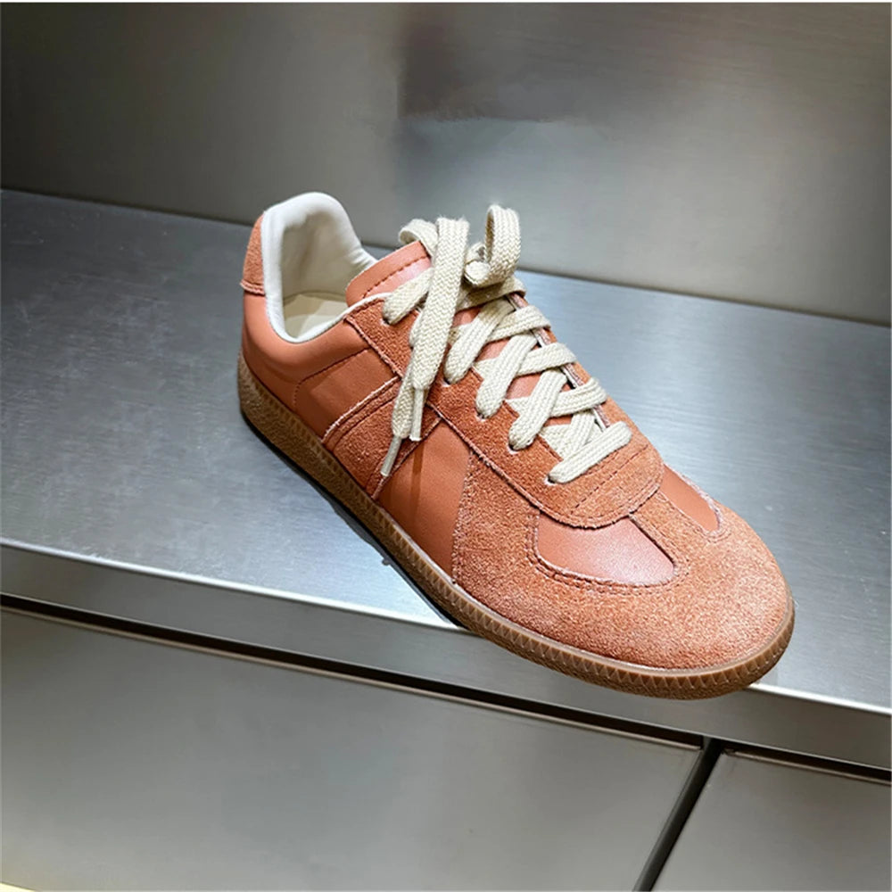 Shop All I Want xiyoufen / 9 SHOP ALL I WANT Genuine Leather Sneakers