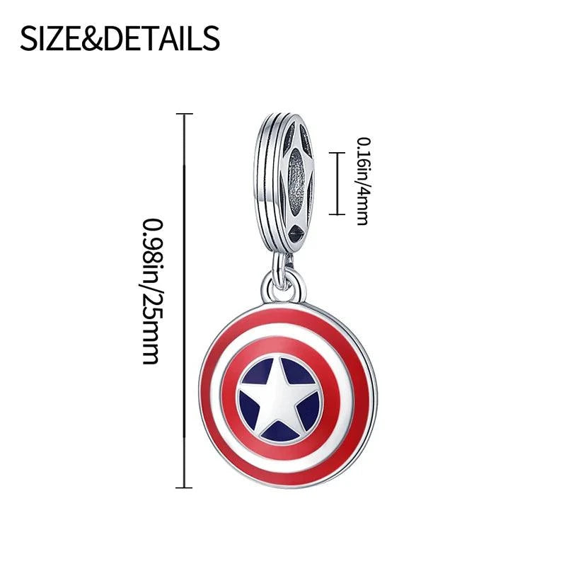 Shop All I Want Shop All I Want 🦸‍♀️ 925 Silver Bead for Pandora, Marvel Jewelry Gift 🎁