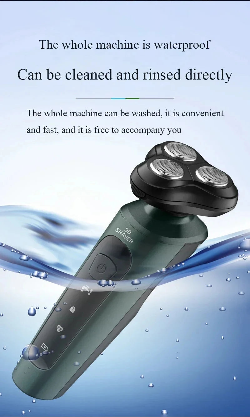 Portable Electric Shaver: Wet & Dry Use Travel Razor! 💼💧