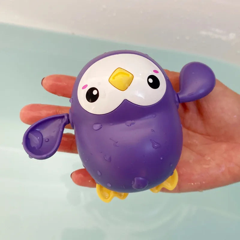 Shop All I Want Purple penguin SHOP ALL I WANT Baby Bath Toys - Swimming Whale 🐳