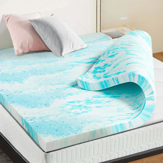 Cooling Memory Foam Mattress Topper 🛏️Enhance your sleep experience with the Cooling Memory Foam Mattress Topper. Designed for ultimate comfort and support, this topper provides a cooling effect that helShop All I WantShop All I WantCooling Memory Foam Mattress Topper 🛏️