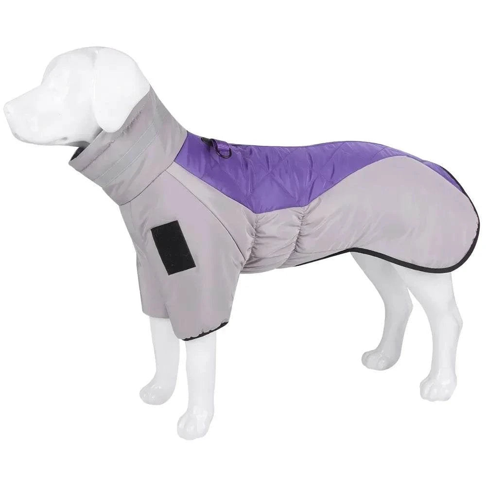 Shop All I Want PURPLE / XL SHOP ALL I WANT Winter Waterproof Large Dog Vest 🐕❄️ #PetCoat