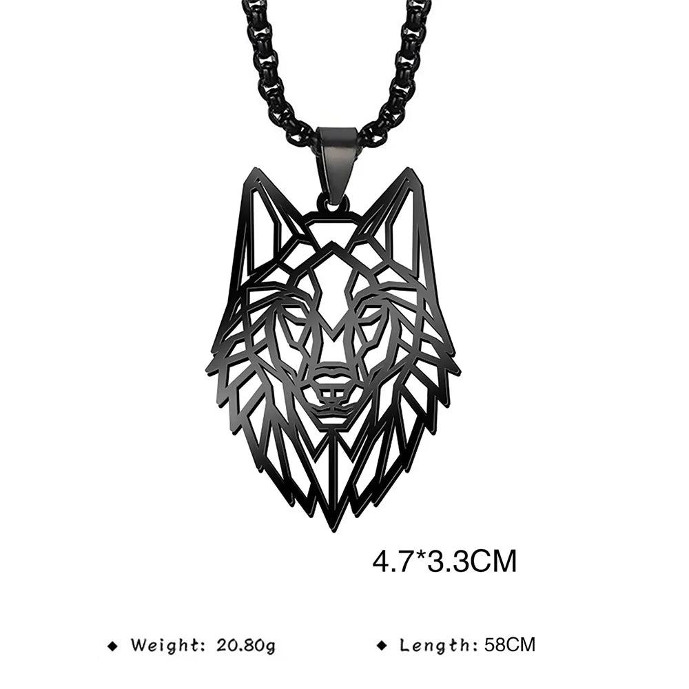 Shop All I Want Black Wolf A SHOP ALL I WANT Inner Strength Steel Lion Necklace 🦁🌟