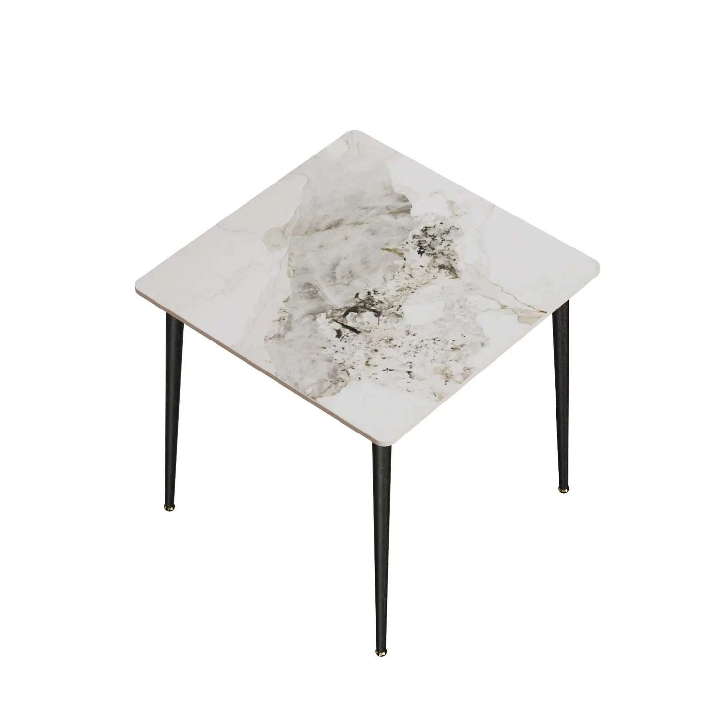 Compact Square Marble Dining Table with Metal Legs | Modern Kitchen FuElevate your dining experience with this Compact Square Marble Dining Table featuring sleek metal legs for a minimalist, modern look. Designed to comfortably seat 4-Shop All I WantShop All I WantCompact Square Marble Dining Table