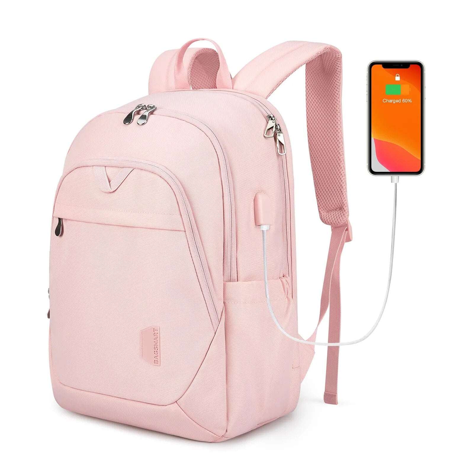 Shop All I Want 17.5 inches Backpack / China SHOP ALL I WANT USB Charging Laptop Backpack for Men & Women⚡🎒💼🔋🔌