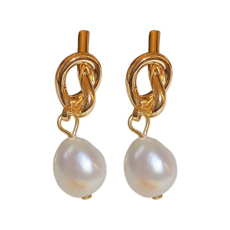 Shop All I Want SHOP ALL I WANT French Gold Pearl Earrings 🌸 #KoreanFashion