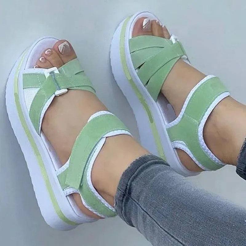 Shop All I Want Light Green / 35 Shop All I Want Women Sandals