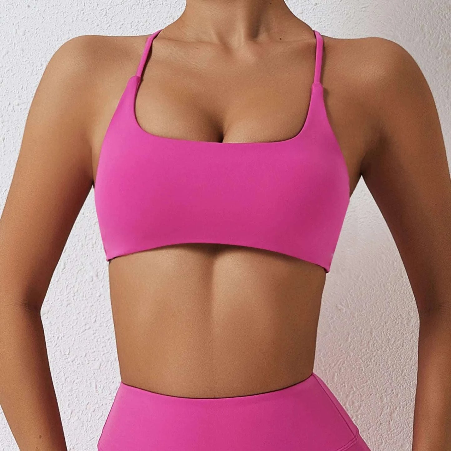 Shop All I Want Rose / S SHOP ALL I WANT Comfortable & Sexy Yoga Bra 🧘‍♀️💪 #FitnessStyle