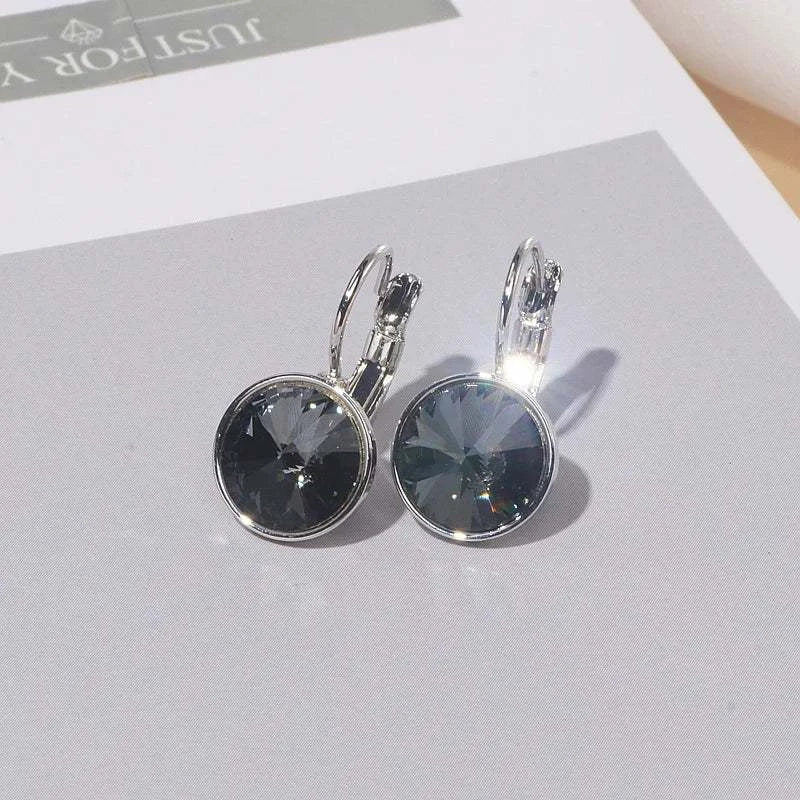 Shop All I Want Black Crystal SHOP ALL I WANT Trendy Korean Crystal Earrings 💎🎁 #StatementJewelry