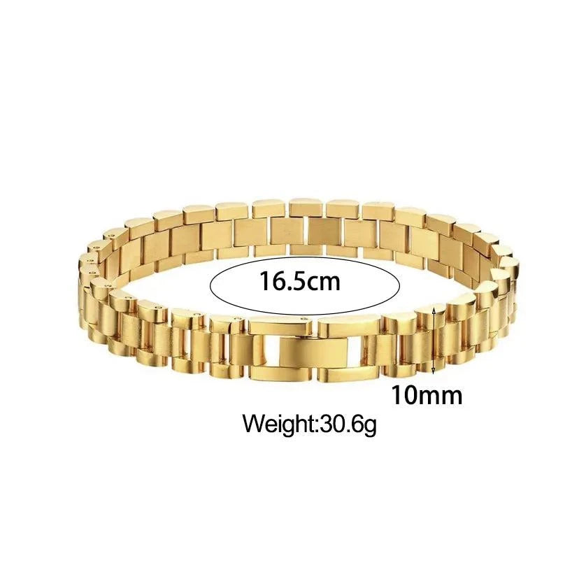 Shop All I Want Gold Size 1 SHOP ALL I WANT Minimalist Gold Men Bracelet